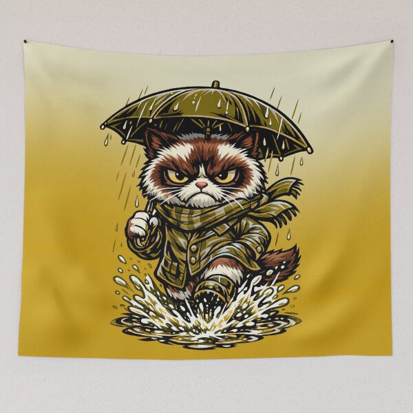 Item preview, Too Wet To Care | Grumpy Cat designed and sold by skkyfaithArtz.