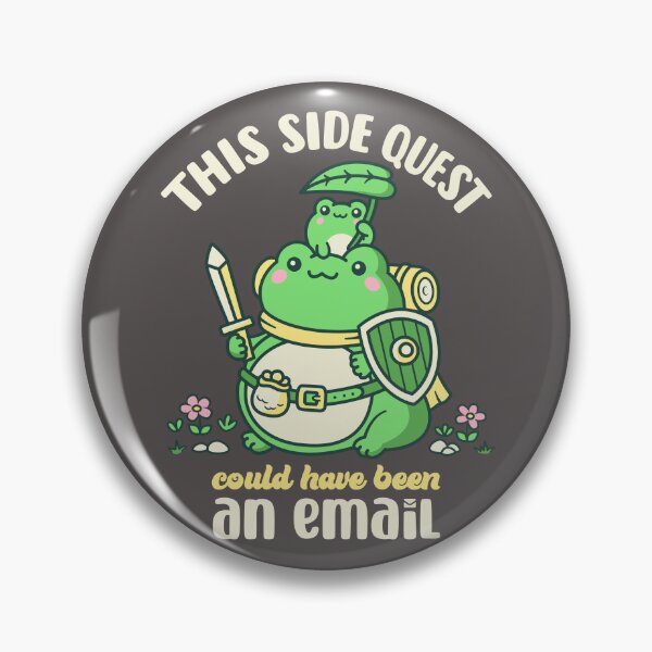 Item preview, This side quest could have been an email - Cute frog riding frog designed and sold by therocketman.