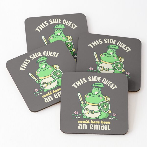 Item preview, This side quest could have been an email - Cute frog riding frog designed and sold by therocketman.