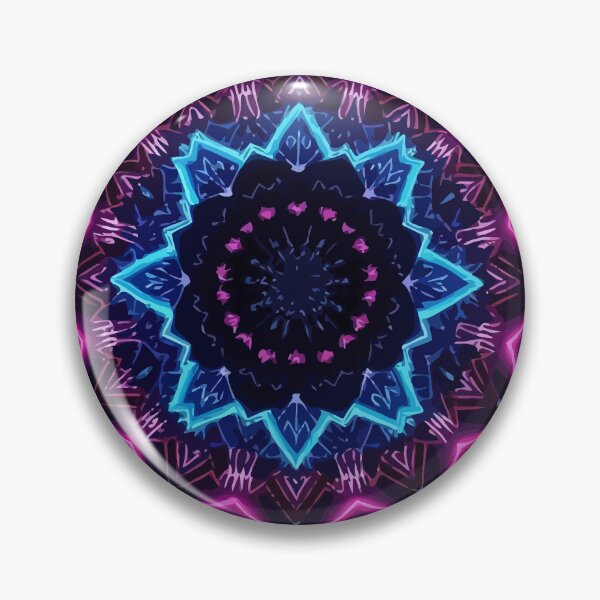 Item preview, Neon Mandala with Electric Glow designed and sold by RidaSalArt.