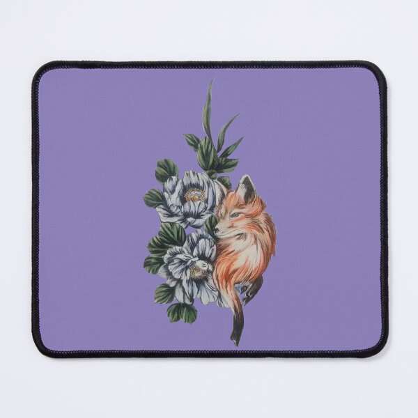 Item preview, Fox and Flowers designed and sold by cmerkleart.