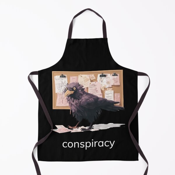 Item preview, Animal Groups: Raven Conspiracy White Text designed and sold by WhimsyWildWear.