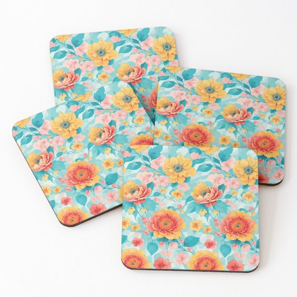 Item preview, Bright Tropical Floral Pattern designed and sold by RidaSalArt.