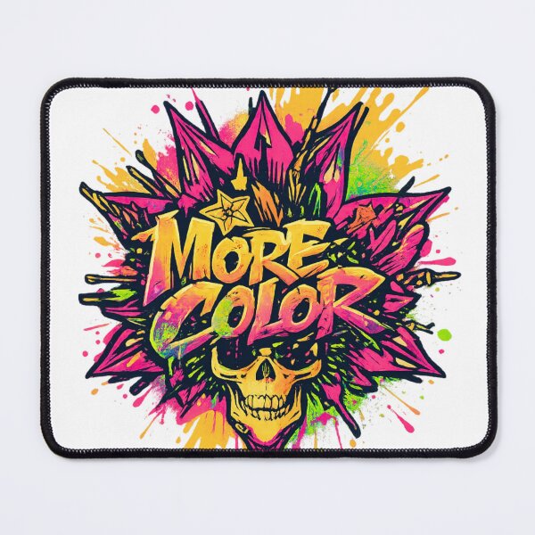 Item preview, More Color Graffiti Skull Explosion. designed and sold by HubiUrbanStudio.