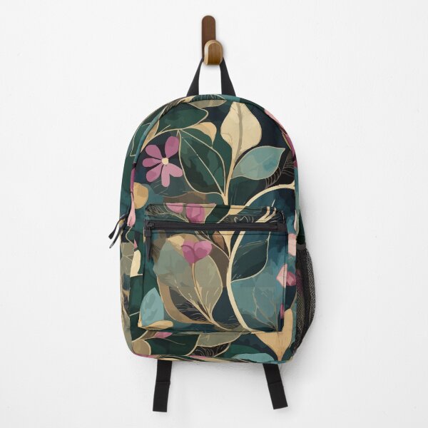 Item preview, Elegant Botanical Pattern with Abstract Leaves & Floral Shapes | Modern Seamless Nature Design designed and sold by RidaSalArt.