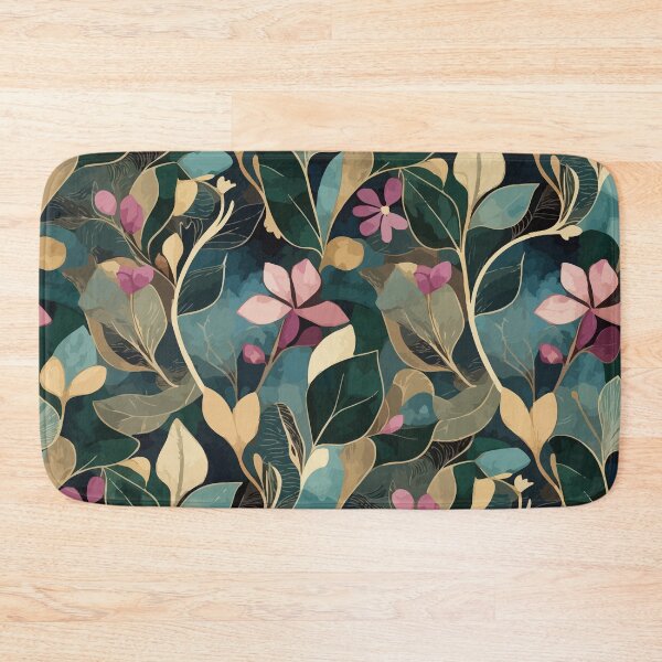 Item preview, Elegant Botanical Pattern with Abstract Leaves & Floral Shapes | Modern Seamless Nature Design designed and sold by RidaSalArt.