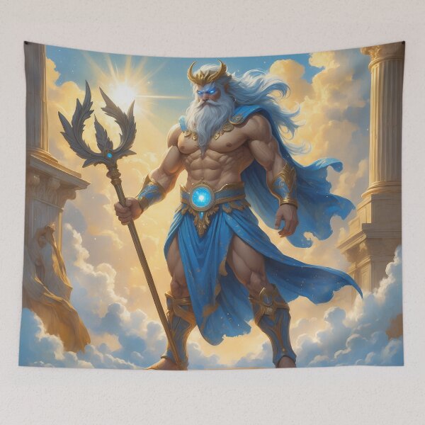 Item preview, Zeus the Greek God - Mythological Fantasy Art designed and sold by Lucid Dream Pixel.