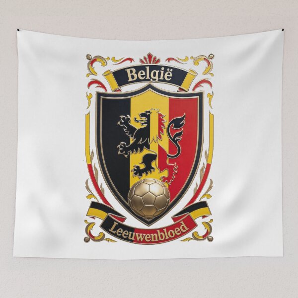 Item preview, Belgium Lion Might T-Shirt, Leeuwenbloed Lion Soccer Mug, Belgian Flag Nobility Badge Gift designed and sold by YMLux.