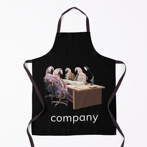 Item preview, Animal Groups: Parrot Company White Text designed and sold by WhimsyWildWear.