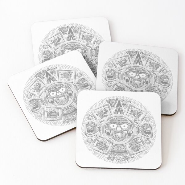 Item preview, Aztec calendar  with the spirit animals designed and sold by A.L.K.T Apparel.