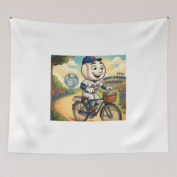 Item preview, Mr. Met Riding a Bike designed and sold by jpal74.
