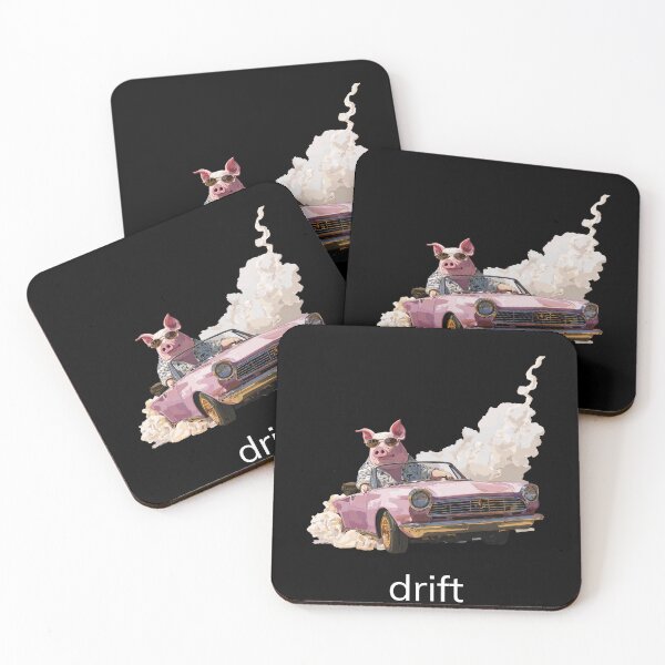 Item preview, Animal Groups: Hog Drift White Text designed and sold by WhimsyWildWear.