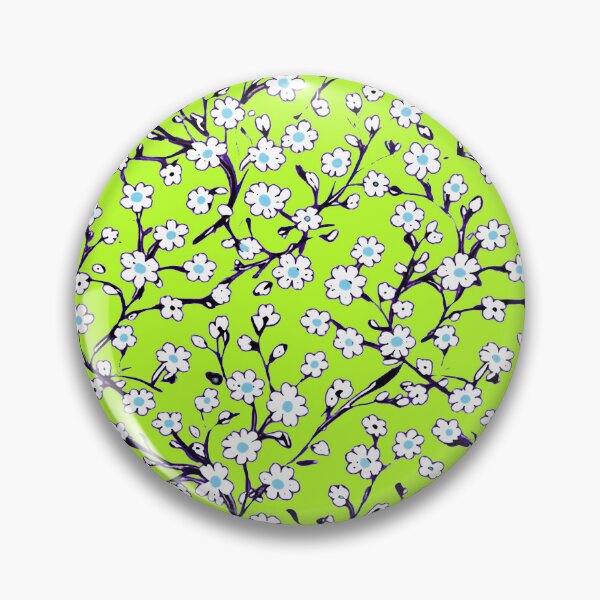 Item preview, Chartreuse Neon Cartoon Spring Floral Daisy Blossoms designed and sold by BeJolley.