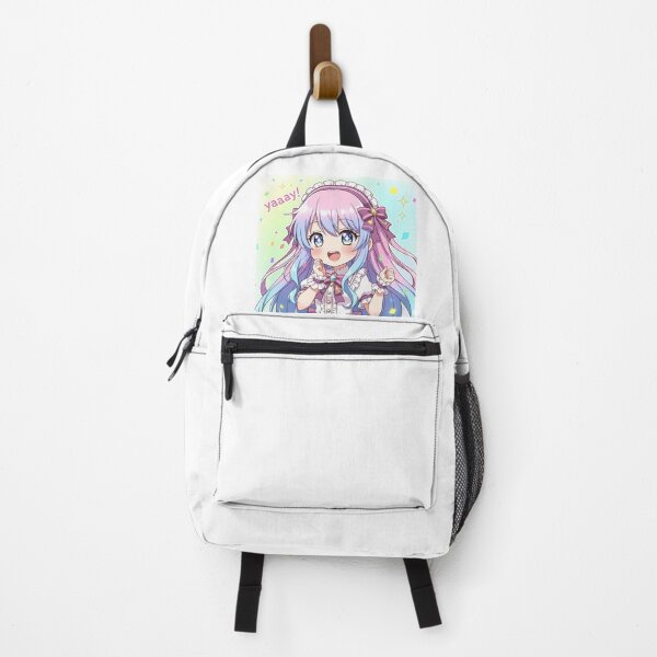 Item preview, Cute Anime Girl Saying Yaay Excitedly designed and sold by MagicArmy.