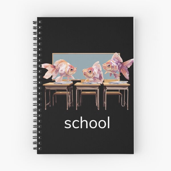 Item preview, Animal Groups: Fish School White Text designed and sold by WhimsyWildWear.