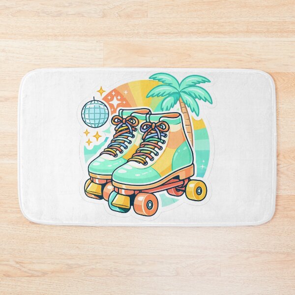 Item preview, Retro Rainbow Roller Skates - Summer vibes Sticker designed and sold by Art-Selling.