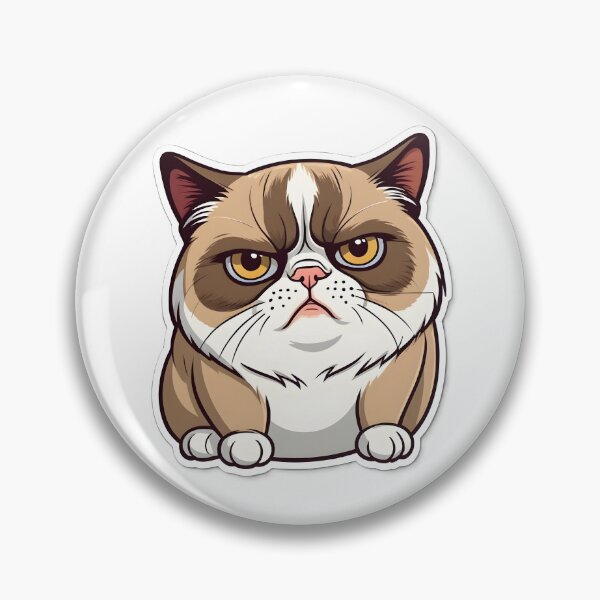 Item preview, Funny Grumpy Cat Cartoon Meme - 8 designed and sold by RELAX STATION.