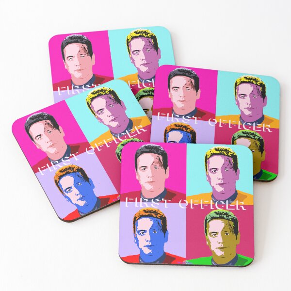 Item preview, Voyager first officer Pop art Quad designed and sold by Lost Waters of Enceladus.