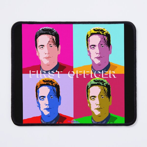 Item preview, Voyager first officer Pop art Quad designed and sold by Lost Waters of Enceladus.