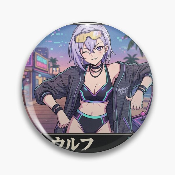 Item preview, Honkai Star Rail Silver Wolf - Sexy Bikini Retro 90s Anime Style designed and sold by GachaGooners.