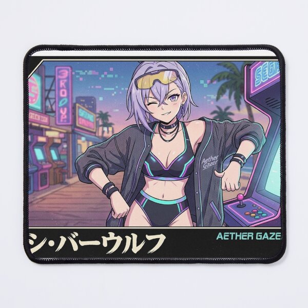 Item preview, Honkai Star Rail Silver Wolf - Sexy Bikini Retro 90s Anime Style designed and sold by GachaGooners.