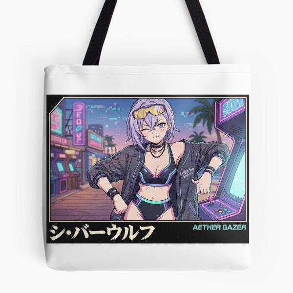 Item preview, Honkai Star Rail Silver Wolf - Sexy Bikini Retro 90s Anime Style designed and sold by GachaGooners.