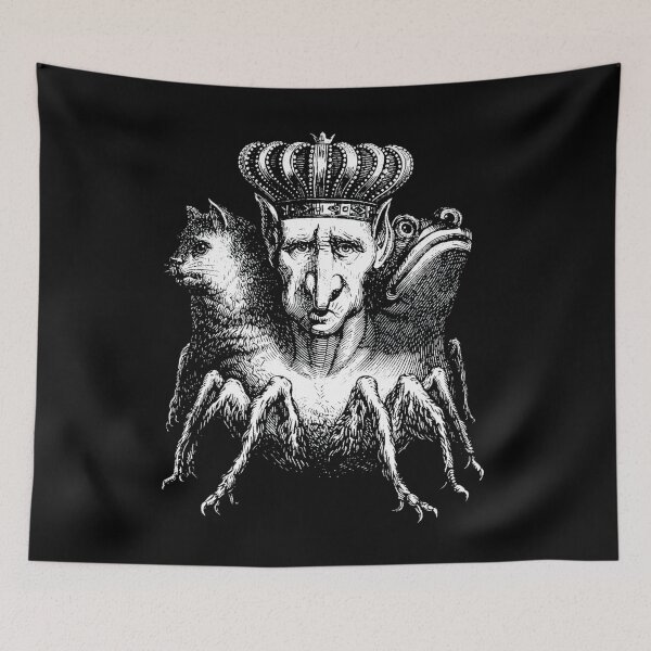 Item preview, Marbas, Rey Demonio, Goetia, Grabado Oculto, Arte Oscuro Gótico designed and sold by MoonlitCatacomb.
