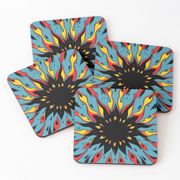 Item preview, Fiery Abstract Art with Flame Motif designed and sold by RidaSalArt.