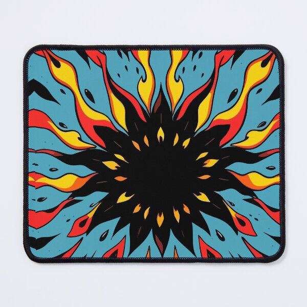 Item preview, Fiery Abstract Art with Flame Motif designed and sold by RidaSalArt.