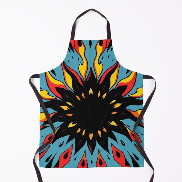 Item preview, Fiery Abstract Art with Flame Motif designed and sold by RidaSalArt.