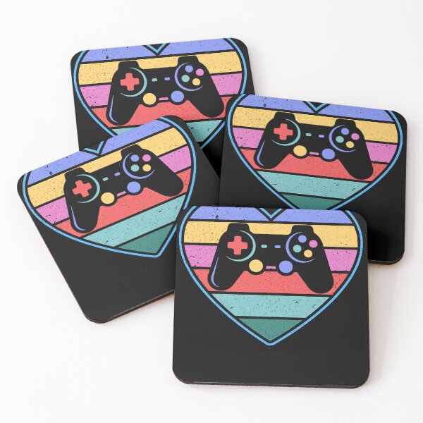 Item preview, Love heart gaming pad, gaming controller fan designed and sold by LeedsArtStudio.