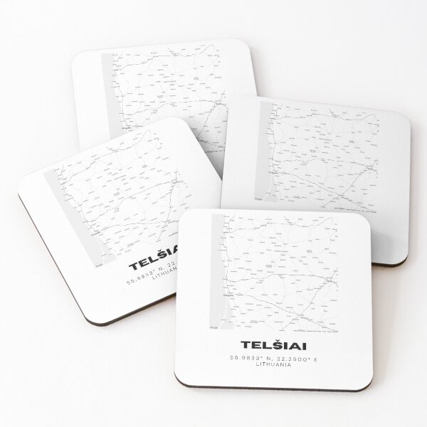 Item preview, Telšiai Lithuania Minimalist Map Poster | Elegant City Layout Wall Art designed and sold by RM-Journey.