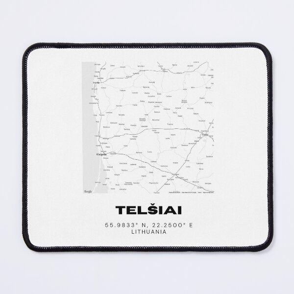 Item preview, Telšiai Lithuania Minimalist Map Poster | Elegant City Layout Wall Art designed and sold by RM-Journey.
