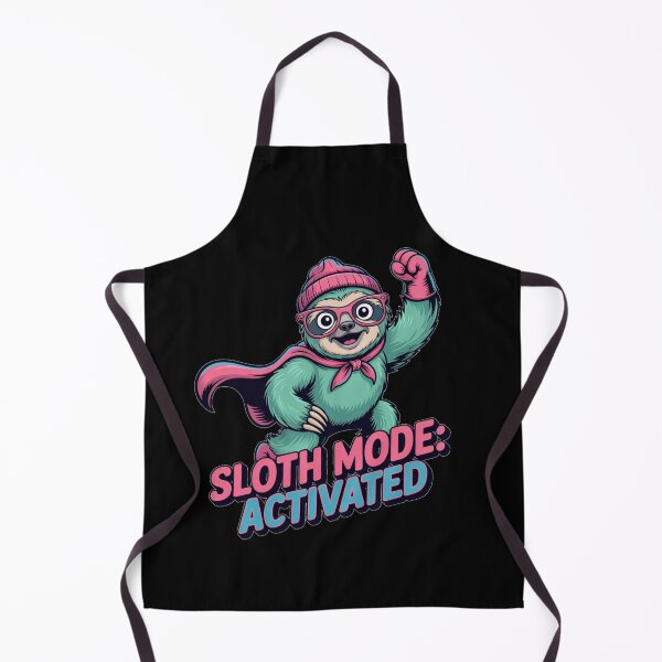 Item preview, Sloth Mode Activated Funny Cute Sloth Superhero Cartoon Meme Gift designed and sold by HubCreates.