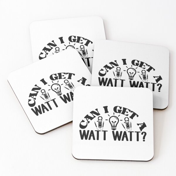 Item preview, Can I Get A Watt Watt - Funny Electrician Trade Profession Humor designed and sold by FuzionRaptor.