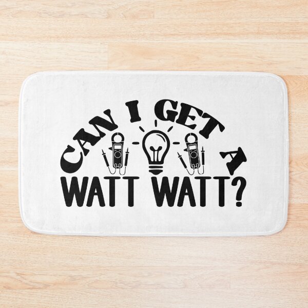 Item preview, Can I Get A Watt Watt - Funny Electrician Trade Profession Humor designed and sold by FuzionRaptor.
