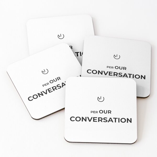 Item preview, Per Our Conversation – Funny Corporate Email Humor designed and sold by mostly_offline.