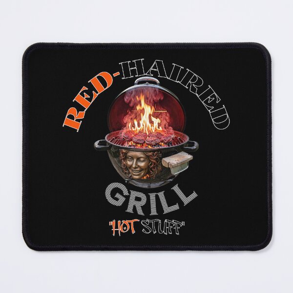 Item preview, RED-HAIRED GRILL designed and sold by BabaSoti.
