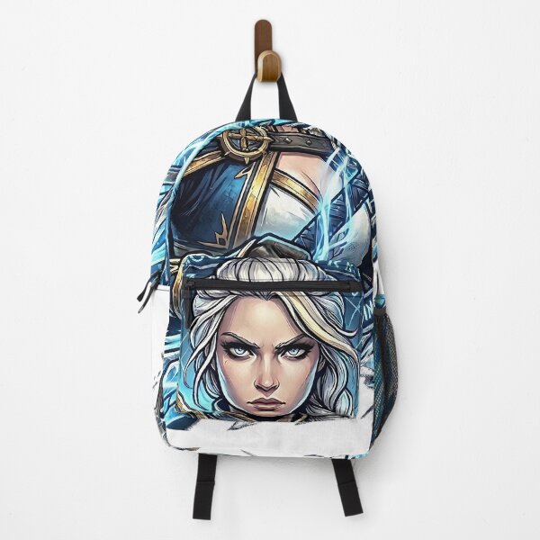 Item preview, Jaina Proudmoore: Archmage of the Alliance - Frost Magic Emblem designed and sold by InspirAI.