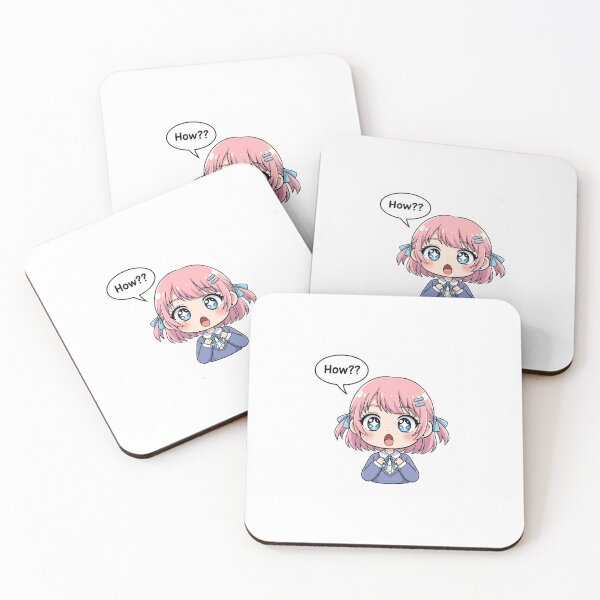 Item preview, Cute Anime Girl Shocked Saying How designed and sold by MagicArmy.