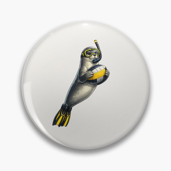 Item preview, Seal Underwater Rugby Player with Ball designed and sold by Ombrya.