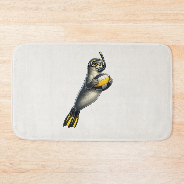 Item preview, Seal Underwater Rugby Player with Ball designed and sold by Ombrya.