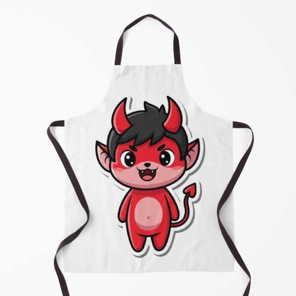 Item preview, Cute Angry Devil Sticker – Kawaii Red Demon Cartoon designed and sold by Mojbin.
