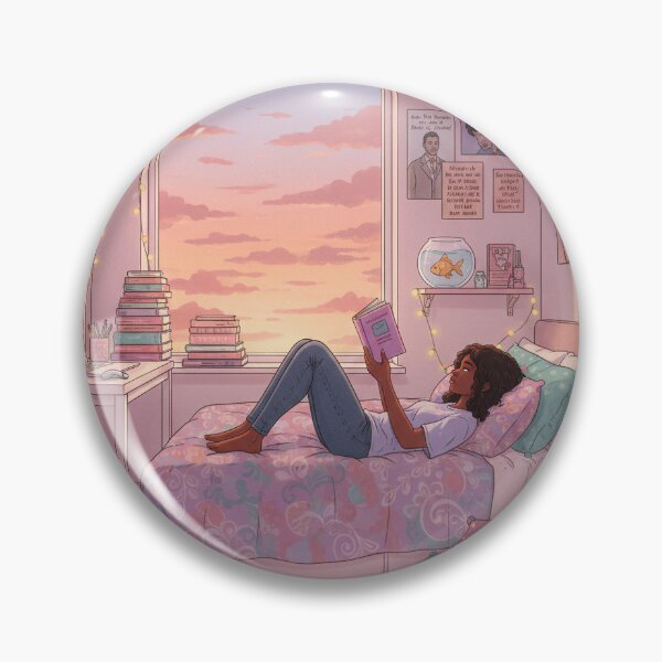 Item preview, Cozy reader: teen vibe room designed and sold by SoftUrbanArt.