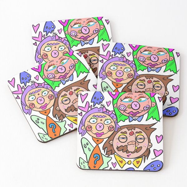 Item preview, Bold Unique Colourful Digital Character Designs designed and sold by ChromaFaces.