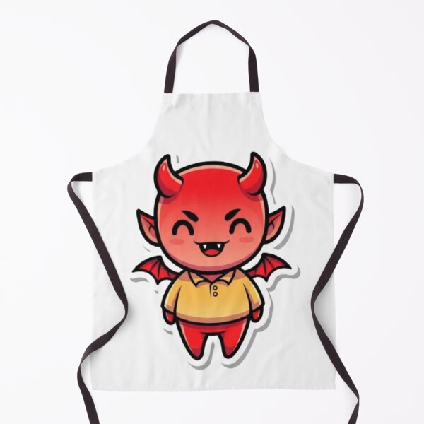 Item preview, Minimal Devil Horns Sticker – Cute Kawaii Red Demon Detail designed and sold by Mojbin.