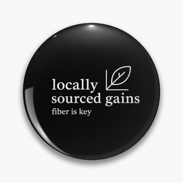 Item preview, Locally Sourced Gains Minimalist Nutrition Irony designed and sold by GymHeavy.