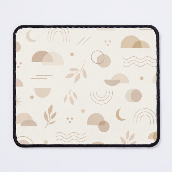 Item preview, Minimalist Boho Abstract Shapes and Moon Seamless Pattern designed and sold by ByJuju.