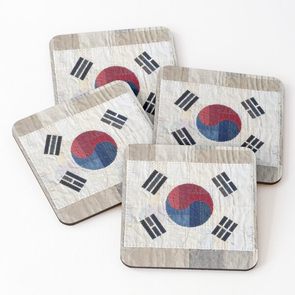 Item preview, Patchwork Quilt South Korea Flag designed and sold by TackyTime.