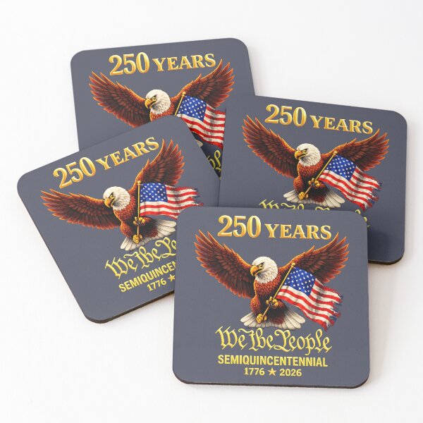 Item preview, 250 Anniversary USA Patriotic Eagle 4th of July  designed and sold by gear-posters.